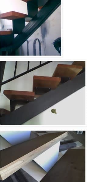Barandas/pasamanos metálicos.